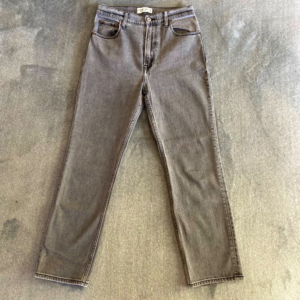 Abercrombie High Rise Ankle Cut Jeans